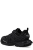 30mm Track faux leather & mesh sneakers