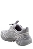 Balmain Cosmic Dust Pile Sneakers Color Grey/white