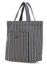 Printed Denim Thais Shopping Bag