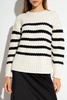 Stripe Detailed Knit Sweater