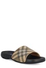 Check Pattern Slip-on Slides