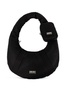 Logo Patch Zipped Shoulder Bag