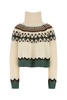 Embroidered wool oversize Sweet Winter sweater