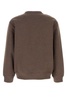 Brown Cotton Blend Sweatshirt