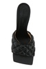 Padded leather sandals