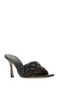 Padded leather sandals