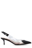 Coeur 55 patent leather slingback pumps 