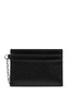 Sling Card Holder In Black And Silver