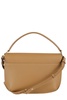 Logo Printed Foldover Top Shoulder Bag