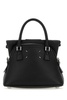 Maison Margiela Women Black Leather Micro 5Ac Handbag