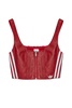 ADIDAS Originals Faux leather top