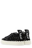 chloe lauren lace & leather sneaker