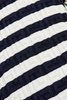 Striped Knit Polo Shirt