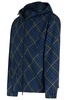 Checked windbreaker jacket