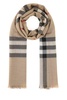 Burberry Unisex Embroidered Wool Blend Foulard