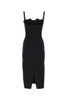 Heart Rhinestone Embellished Slip Dress