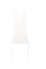 Mara Wrinkled Cropped Tank Top