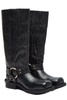 Square-toe Knee-high Boots