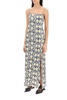 Slip Dress In Snake Printed Crinkled Satin