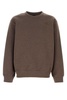 Brown Cotton Blend Sweatshirt