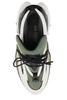 Unicorn low-top trainers in neoprene and calfskin