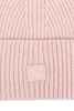 Logo ribbed wool beanie 