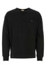 Black Cotton Sweatshirt
