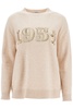 form with embroidery and sequins pullover
