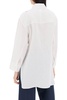daria linen shirt with three-quarter sleeves