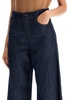 cropped chambray pants in