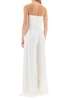 silk bustier jumpsuit