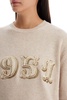 form with embroidery and sequins pullover