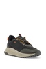 dark grey breathable sneakers with orange details ttnm evo_runn_rsgtx