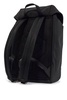 black nylon laptop backpack