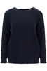cotton cable knit sweater in 10 words