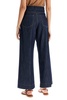 cropped chambray pants in