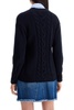 cotton knit cardigan sweater