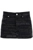embroidered lettering mini sk
