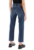 twisted seam straight jeans