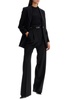 wool crepe blazer with t