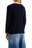 cotton cable knit sweater in 10 words