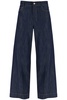 cropped chambray pants in
