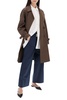 daria linen shirt with three-quarter sleeves