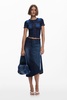 Women's Patchwork denim skirt