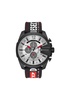 Men's Chronograph Mega Chief Black Silicone Strap Watch 51mm 
