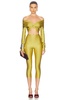 Kendall Off Shoulder Capri Jumpsuit