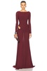 Wrapped Jersey Gown