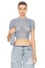 Cropped Crewneck Tee
