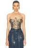 Crystal Bustier Top