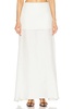 Integrated Fluid Silk Skirt